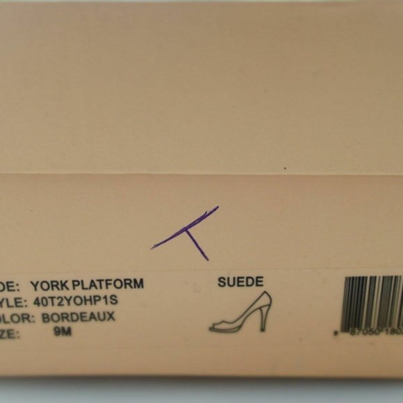 NIB MICHAEL KORS MK 40T2YOHP1S BORDEAUX PLATFORM 9 - Picture 6 of 8